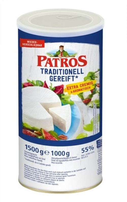 Patros cheese in salt water 1,5kg/1kg