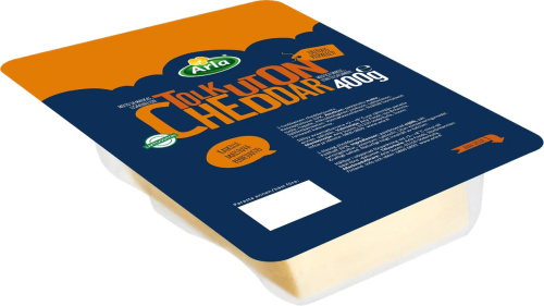 Arla Tolkuton Cheddar slice 400g ( Lactose Free )