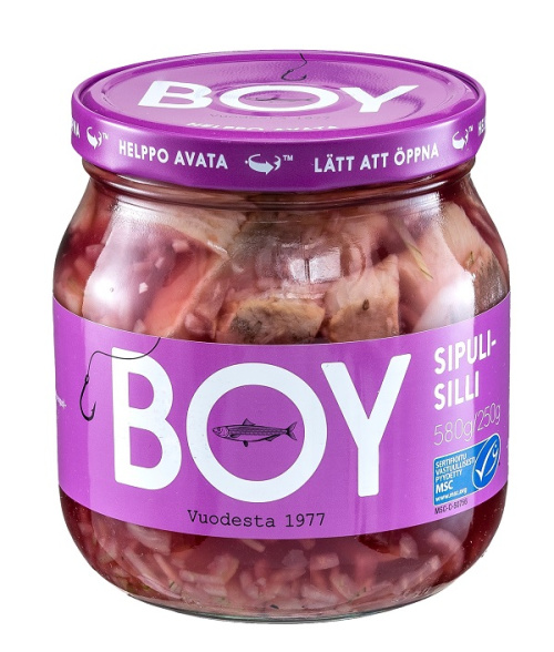 Boy Onion Herring 575g