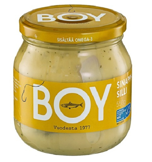 Boy Mustard Herring 560g