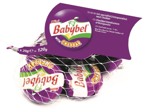 Mini Babybel Cheddar Cheese 6pcs 120g