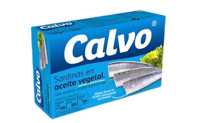 Calvo Сардины в подсолнечном масле 120г