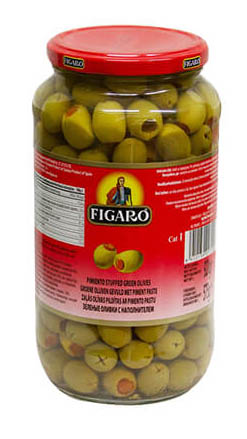 Figaro  Оливки зеленые 340г/200г