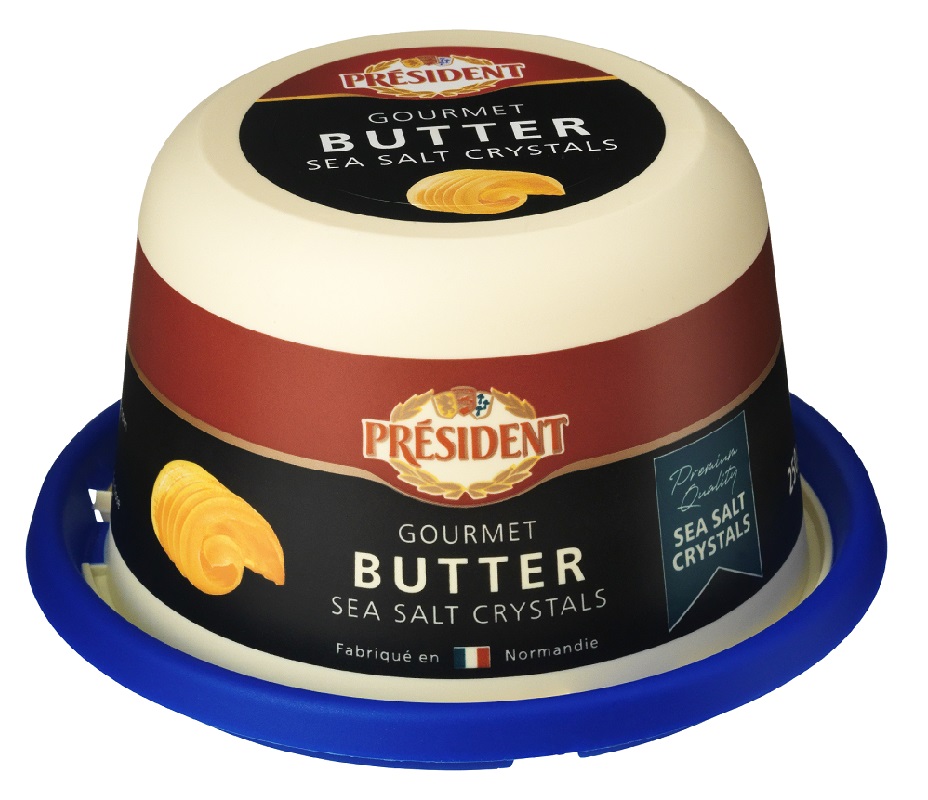President Gourmet sea salt butter 250g