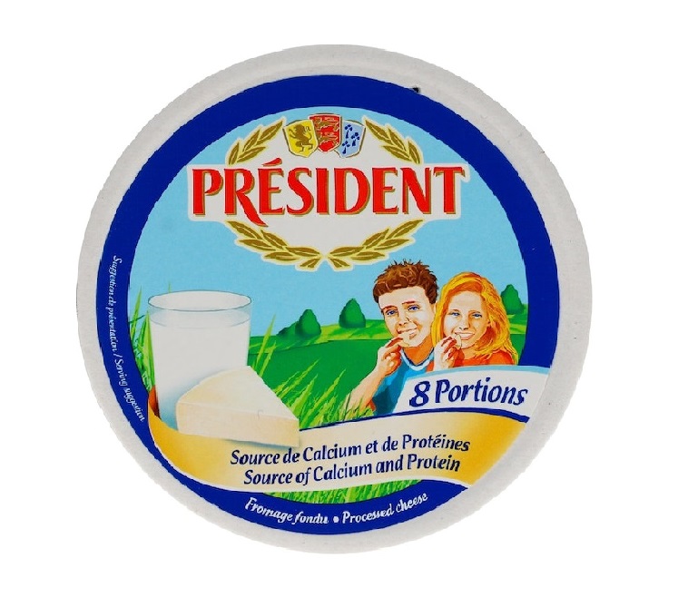 President processed cheese 140g  