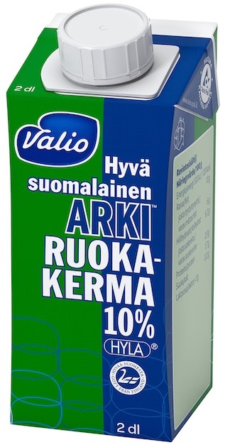 Valio Hyvä suomalainen Arki cooking cream 10% UHT, 0.2 L