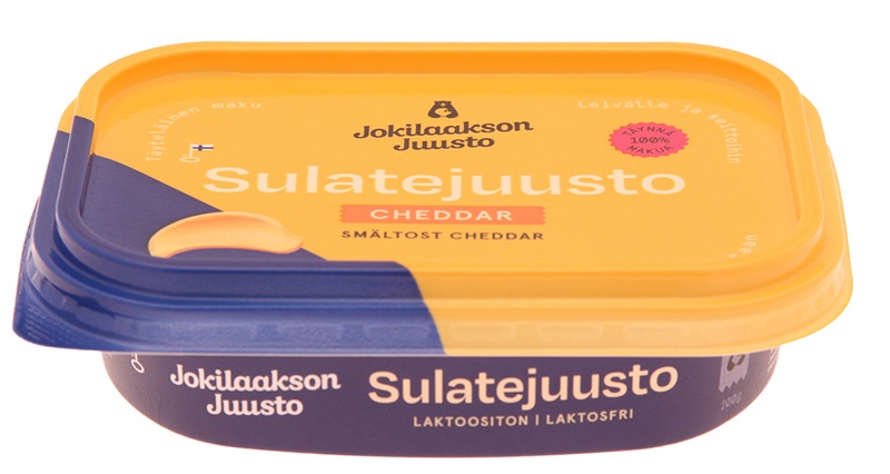 Jokilaakson processed cheddar cheese  200g