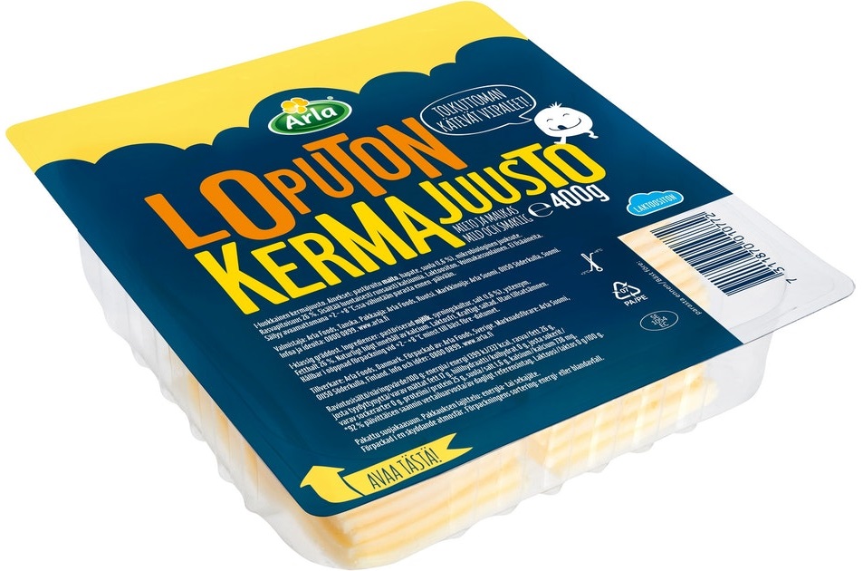 Arla Loputon Cream cheese slice 400g