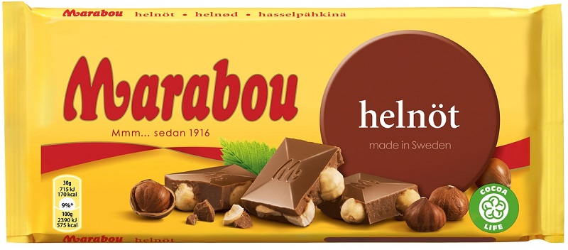 Marabou Helnöt &#1064;&#1086;&#1082;&#1086;&#1083;&#1072;&#1076; &#1089; &#1092;&#1091;&#1085;&#1076;&#1091;&#1082;&#1086;&#1084; 200&#1075;