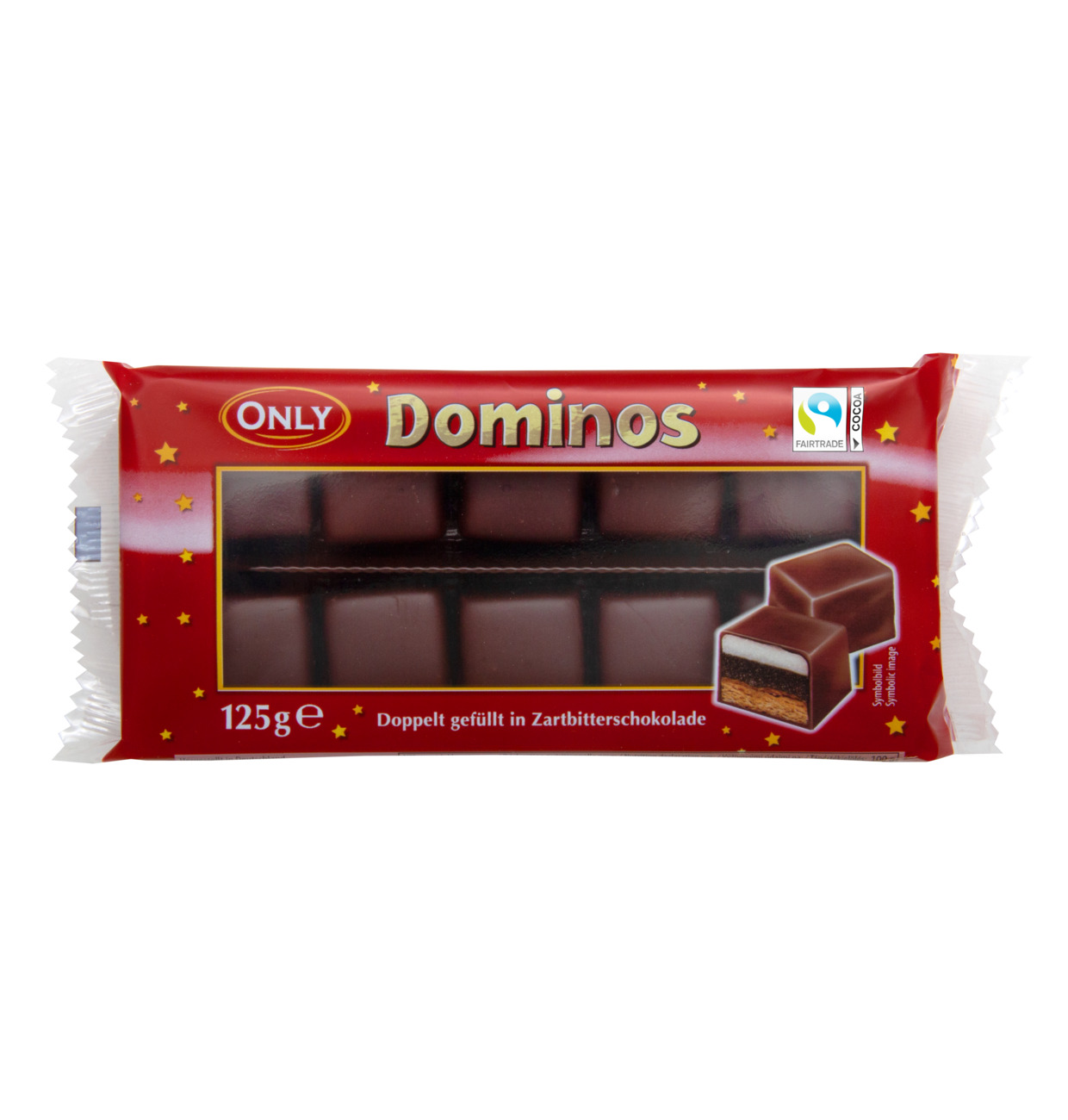 Only Domino &#1082;&#1091;&#1073;&#1080;&#1082;&#1080; &#1089; &#1090;&#1105;&#1084;&#1085;&#1099;&#1084; &#1096;&#1086;&#1082;&#1086;&#1083;&#1072;&#1076;&#1086;&#1084; 125 &#1075;